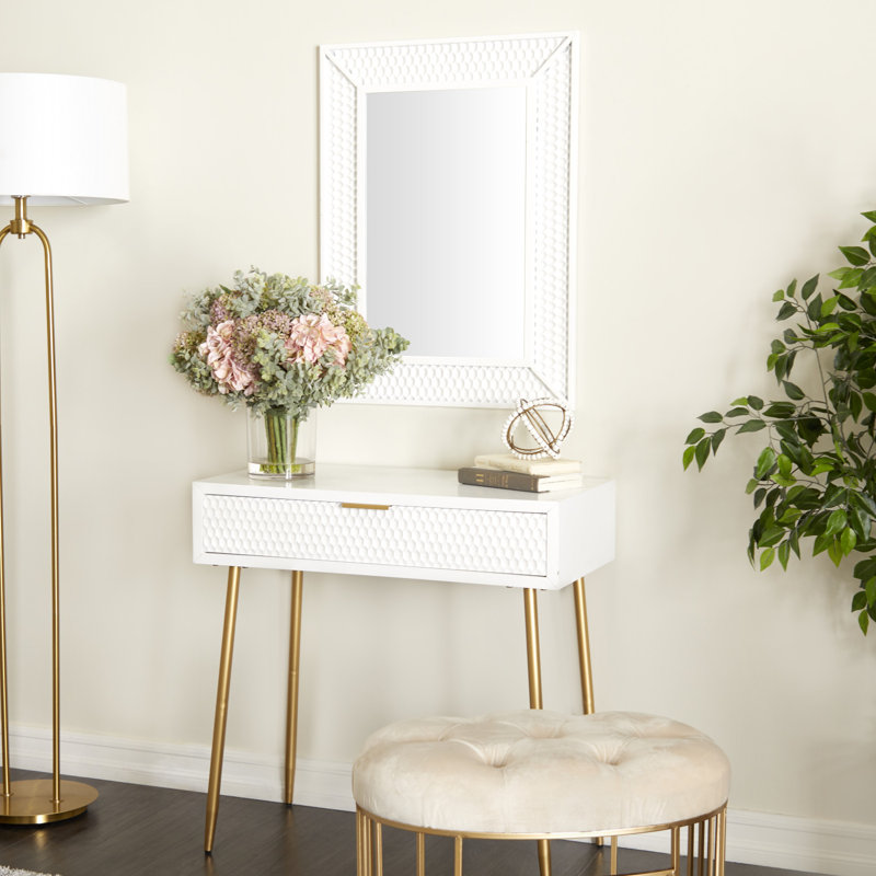 Duard 31.00'' Console Table, White
