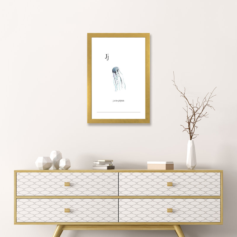 Animals, 32" H x 24" W x 1" D, Gold Framed Paper