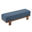Banc rembourré en bois d'hévéa Modern-124244998