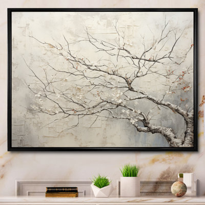 " Tree Monochrome Whispers Of Beige "