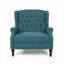 Fauteuil inclinable en tissu à dossier simple à oreilles pour salon et chambre à coucher de style contemporain-580164622