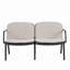 Ensemble de conversation d'extérieur 3 pièces PP, cadre avec coussin-324735486