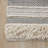 Woven Texture Stripe Bath Rug Grey 22X58"