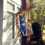 Chat en feuilles d'automne-112700519