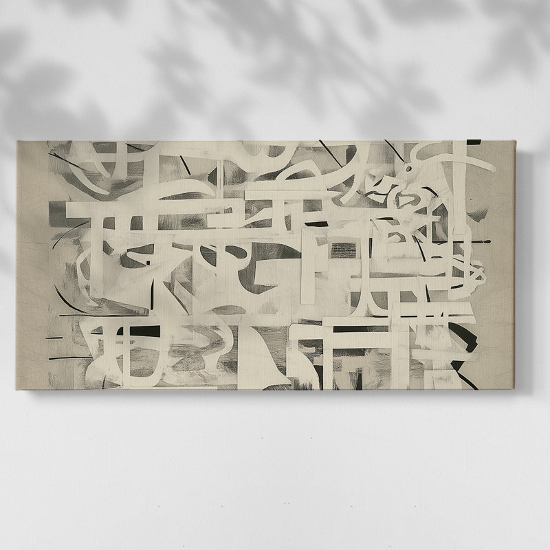 Abstract Series 9 # XXVI-Gallery, toile tendue, H 16 po x l 32 po