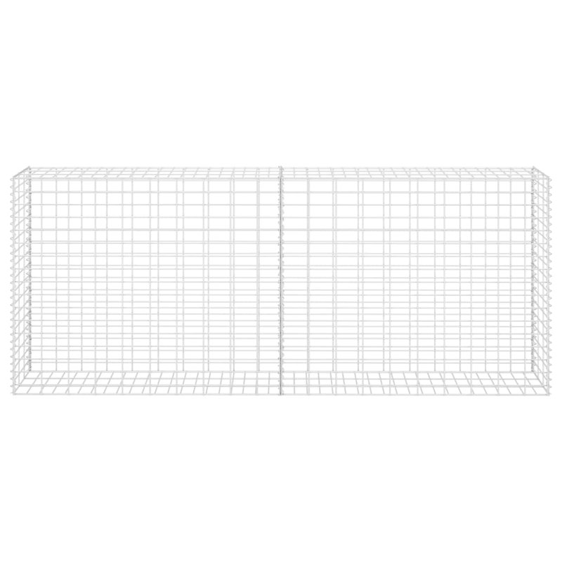 Elson Gabion Basket Galvanised Steel 85x30x200 cm