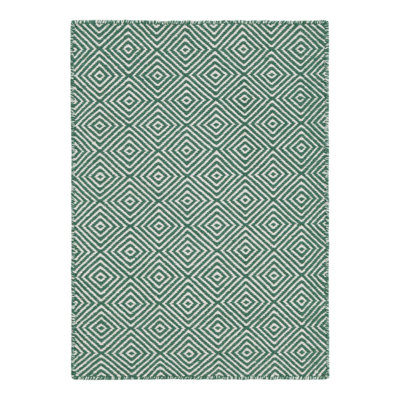 Traetyn Flatweave Wool Geometric Indoor Rug
