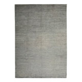 Grey Textured Silk Wool Blend Rug - 9'11" x 13'11"