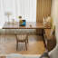 70.87"Light walnut L-Shaped Solid Wood desk-108961432