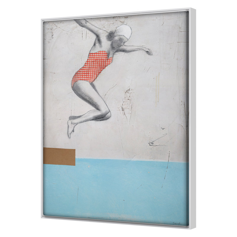 «Fall 2021 Make A Splash 2», reproduction encadrée sur toile par Stefano Altamura, H 48 po x l 35 po