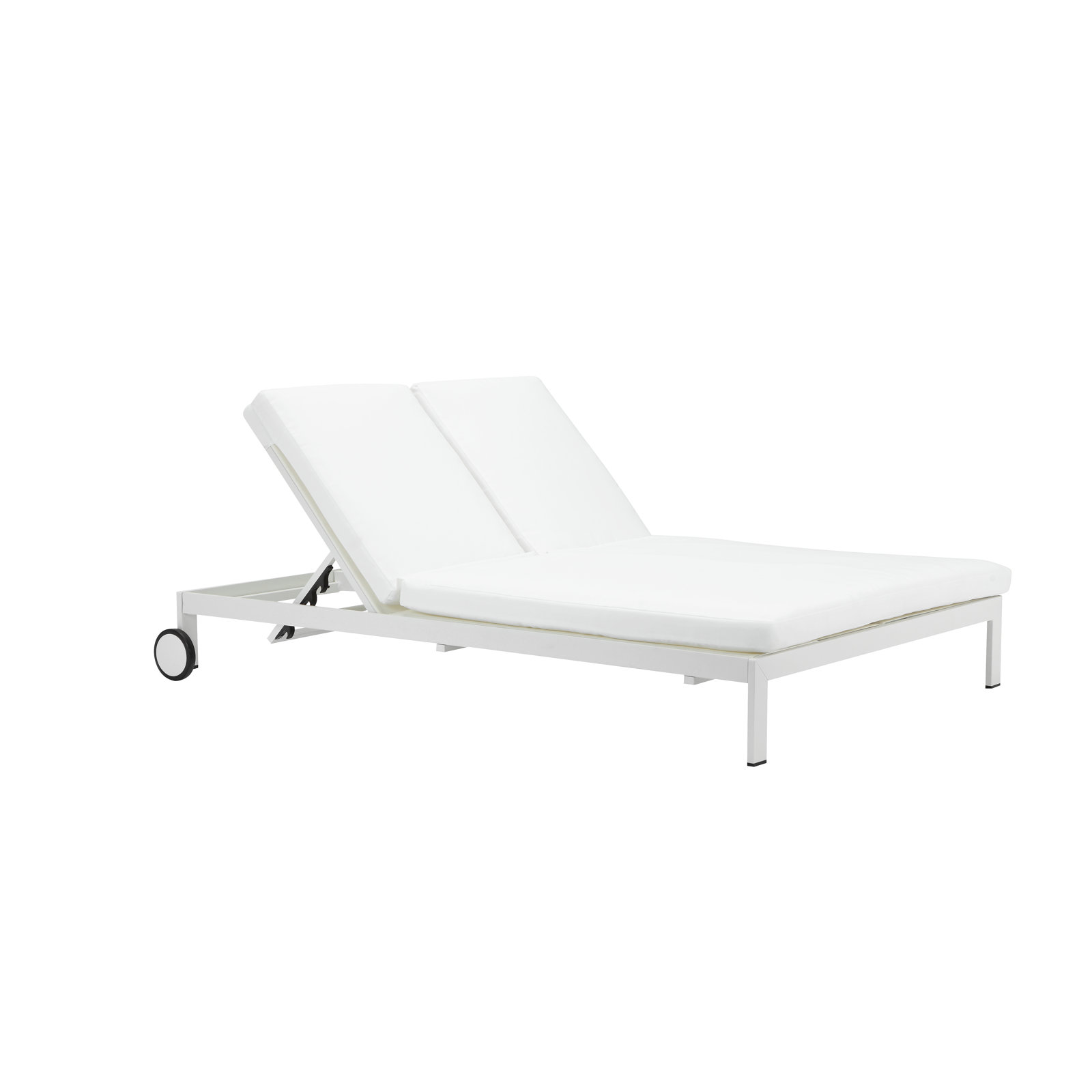 Sally 53" Seat and Back Cushion, White
