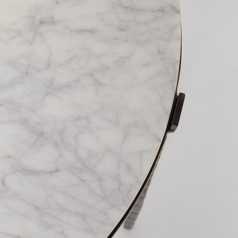 Como Marble Top End Table