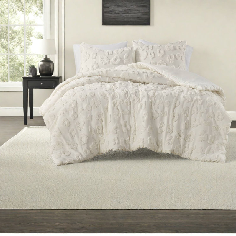 Soft Chenille Bedding Sets With Animal Texture, Polyester Twin/twin Xl For Comfortable Home