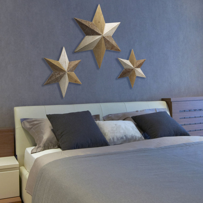 Elements 3 Piece Star Wall Décor Set