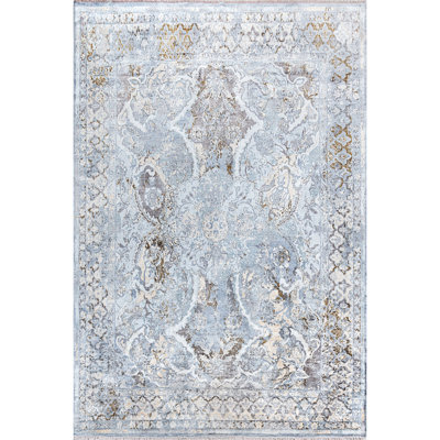 Hand Knotted Area Rug in Multi