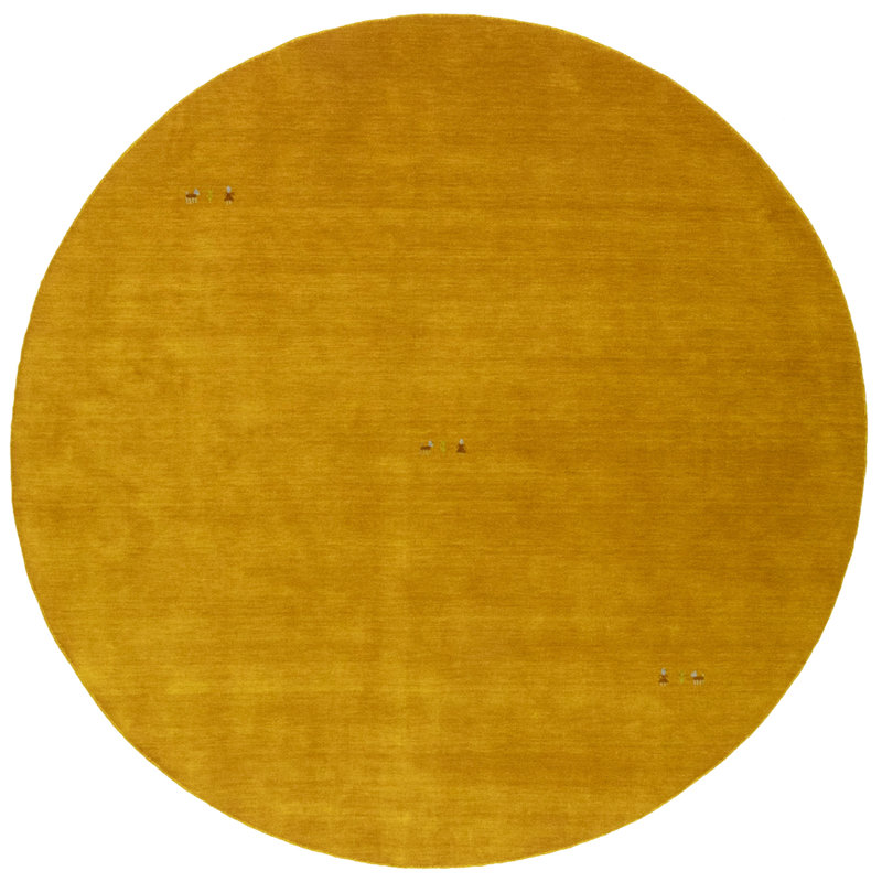 Tapis brun Marigold Tribal 8X8 Gabbeh