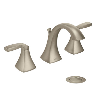 Moen Voss Two-Handle 8 Inch Widespread Bathroom Faucet Trim Kit, Valve Included