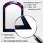 Miroir mural asymétrique bleu et mauve sans soudure Marble River III - Shapes-1243582401