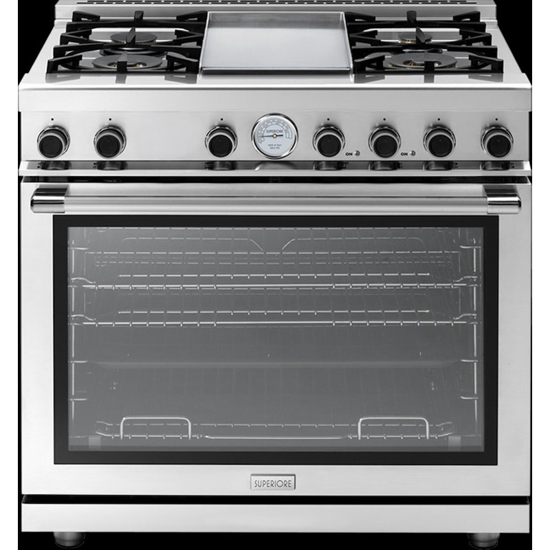 Next 36" Freestanding Gas Range With Griddle
