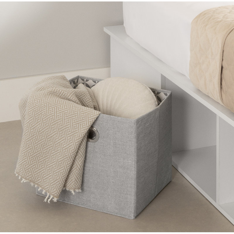 Flexible King Storage Platform Bed With Baskets