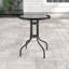 Round Metal Outdoor Bistro Table , 60cm cm W 60cm cm D