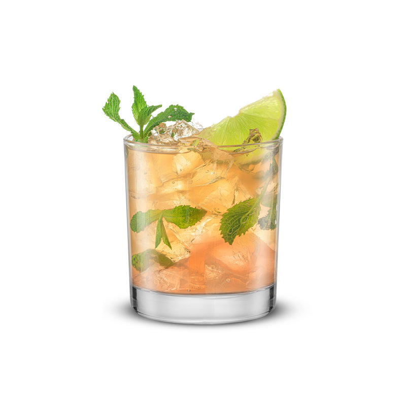 Ensemble de 8 verres à whisky en verre Dicken