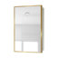 Metal Framed White Cabinet