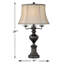 Ensemble de lampe de table 31 "Fanale