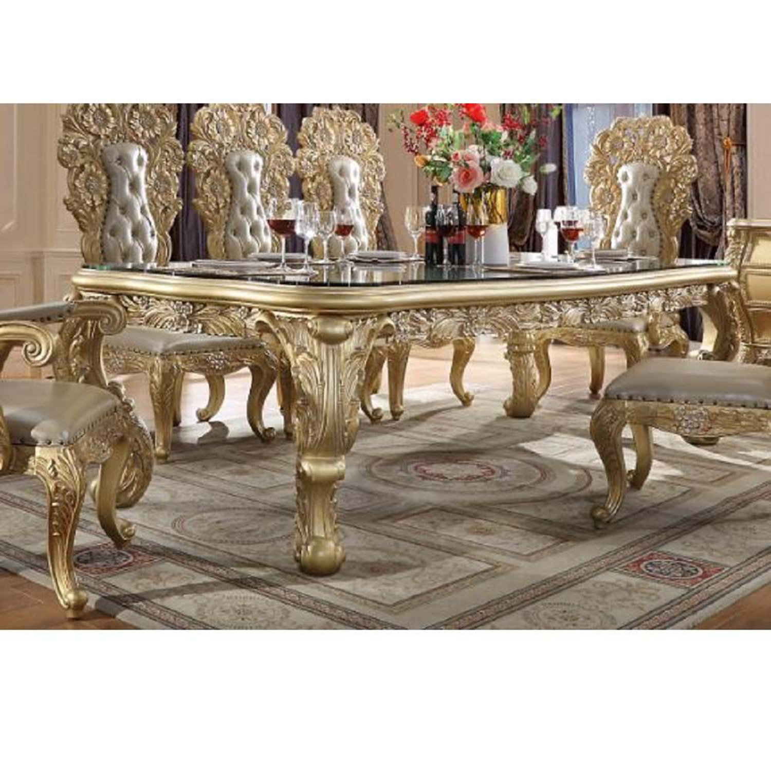 AndrewHomeStudio Esopsito Glass Dining Table Wayfair