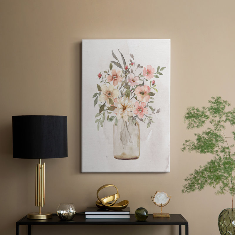 Pêches et crème II - galerie Cavas sur mesure, H 18 po x l 12 po