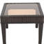 Table d'appoint d'extérieur - fabriquée avec des matériaux météorologiques - matériaux de 20 po x 15,3 po pour utilisation en fer thermolaqué et 20 po 15,3 po