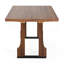 Table de salle à manger compacte avec base à piédestal, robuste et facile à entretenir, parfaite pour les petits espaces et les réunions de famille.-97155383