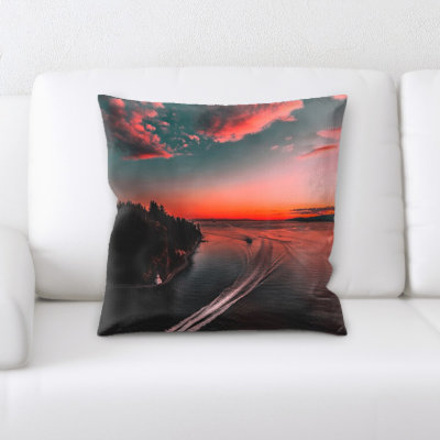 Portrait Style Photography Throw Pillow