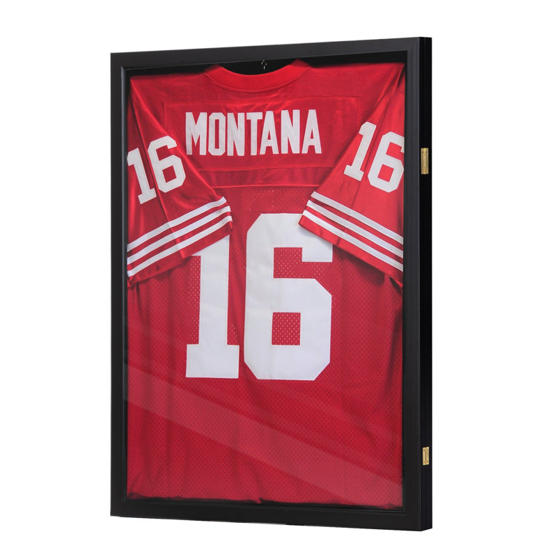 Jersey Display Frame Case Wall Mounted Memorabilia Display Shadow Box Frame, 1 pack