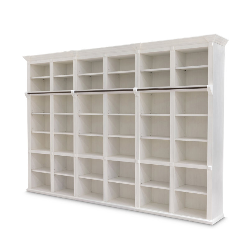 Beacon Hill Wall Unit, Driftwood, Whitewash