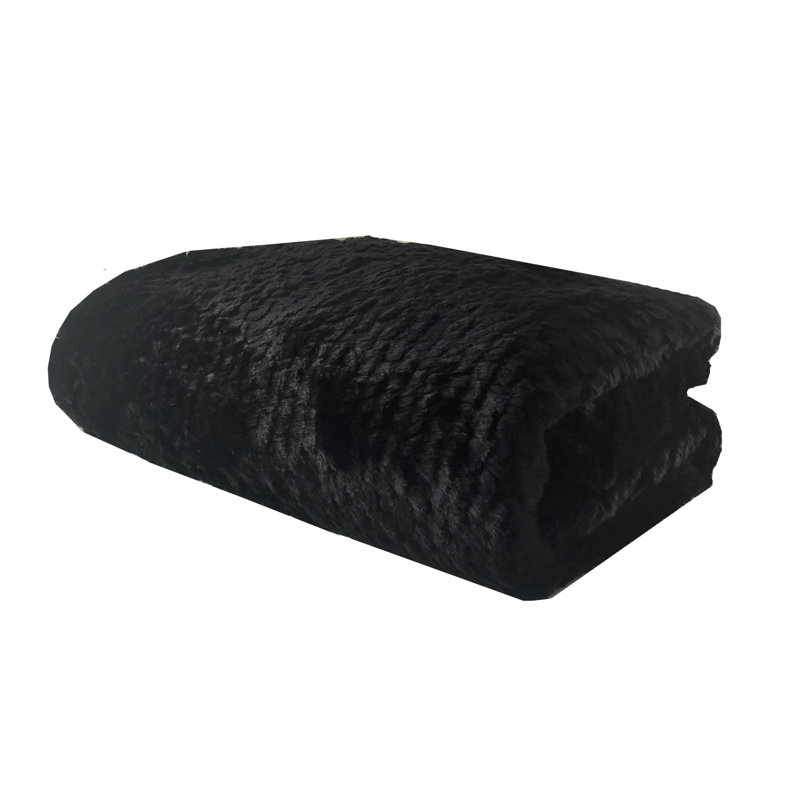 Couverture en fausse fourrure vison, l 80 po x L 90 po