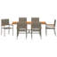 6 - Person Patio Dining Set Rectangular Table-1055160471