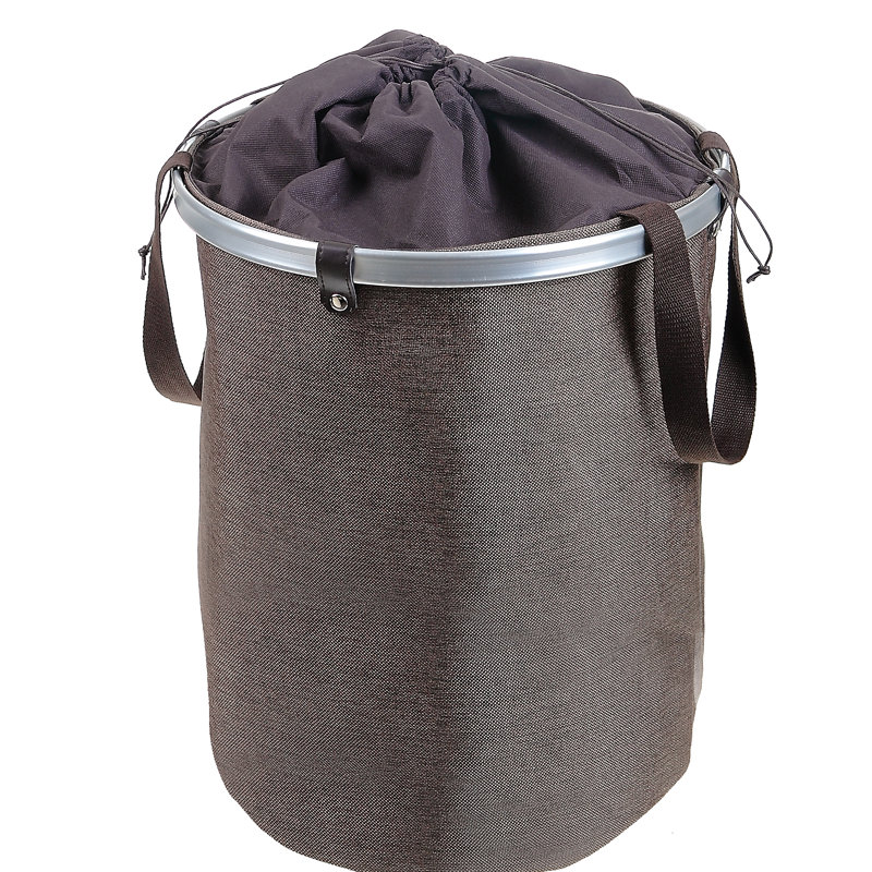 Panier à linge rond, Brun