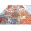Hand Knotted Wool Area Rug in Rust