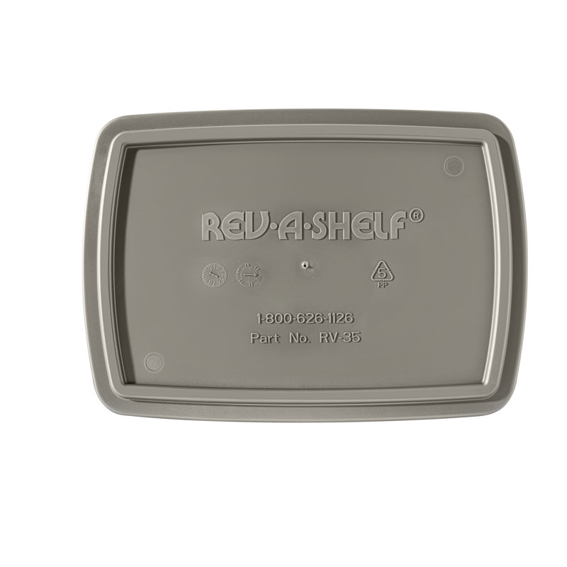 Rev-A-Shelf Polymer Replacement Waste/Trash Container for Rev-A-Shelf Pull Outs, Champagne