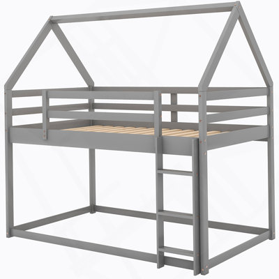 Over  Low Bunk Bedhouse Bed With Ladder OLD SKU:WFAAE