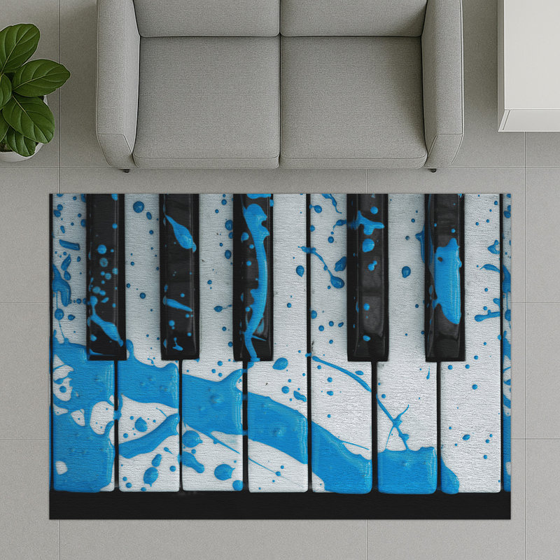 Geometric Area Rug, Rectangle 140 x 200 cm