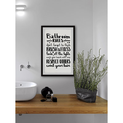Respect Rules - Single Picture Frame Print
