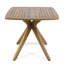 Table de salle à manger en bois massif Riemer