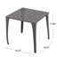 Table d'appoint d'extérieur 18 po