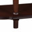 Retro Curved Wood Console Table, 52 inch Circular Half Moon Sofa Table with Open Shelf and 2 Drawers, Solid Wood Entry Table for Living Room, Hallway, Cherry -1415413109
