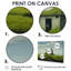 Désert maison de campagne verte nostalgie - impression d'art mural paysage-1759213293-1759213282