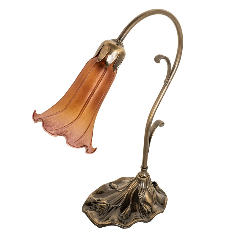 Frentz Arched Table Lamp, Amber/Purple