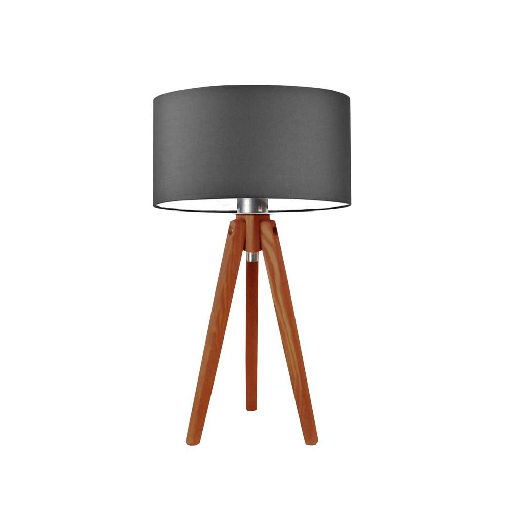 Balinas Solid Wood Tripod Lamp