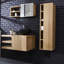 Typo Solid Wood Linen Cabinet